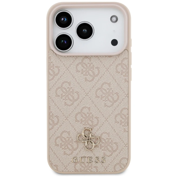 Etui Guess 4G Small Classic Logo MagSafe do Apple iPhone 18 Pro / 17 Pro różowy