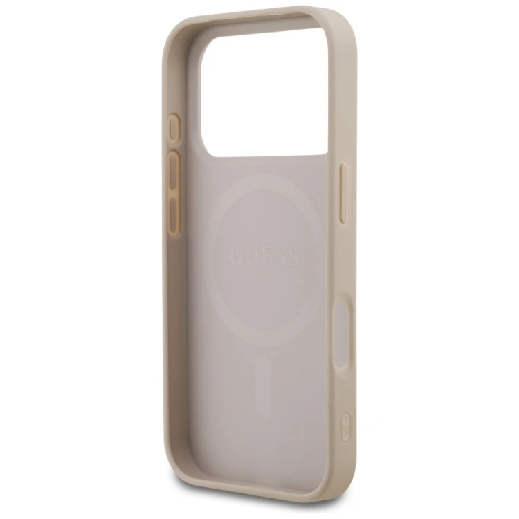 Etui Guess 4G Small Classic Logo MagSafe do Apple iPhone 18 Pro / 17 Pro różowy