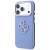 Etui Guess Grained & Big Resin Logo do Apple iPhone 18 Pro / 17 Pro niebieski