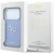 Etui Guess Grained & Big Resin Logo do Apple iPhone 18 Pro / 17 Pro niebieski