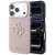 Etui Guess Grained & Big Resin Logo do Apple iPhone 18 Pro / 17 Pro różowy