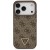 Etui Guess Leather 4G Triangle Strass MagSafe do Apple iPhone 18 Pro / 17 Pro brązowy