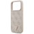 Etui Guess Leather 4G Triangle Strass MagSafe do Apple iPhone 18 Pro / 17 Pro różowy