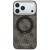 Etui Guess Ring Stand 360 4G Classic Logo MagSafe do Apple iPhone 18 Pro / 17 Pro brązowy