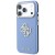 Etui Guess Smooth & Big Strass Logo do Apple iPhone 18 Pro / 17 Pro niebieski