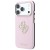Etui Guess Smooth & Big Strass Logo do Apple iPhone 18 Pro / 17 Pro różowy