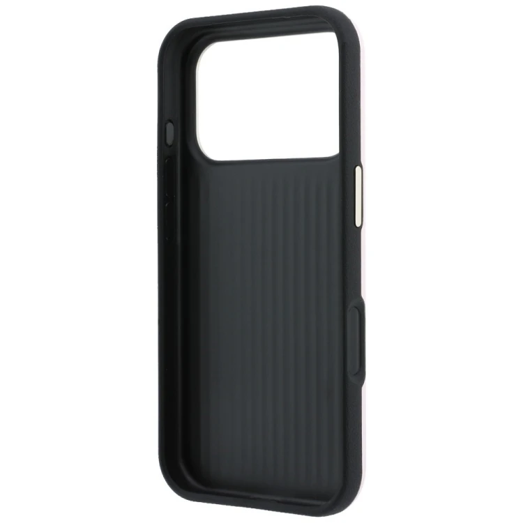 Etui Guess Smooth & Big Strass Logo do Apple iPhone 18 Pro / 17 Pro różowy