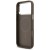 Etui Guess 4G Triangle Logo MagSafe do Apple iPhone 18 Pro Max / 17 Pro Max brązowy srebrny