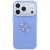 Etui Guess Grained & Big Resin Logo do Apple iPhone 18 Pro Max / 17 Pro Max niebieski