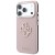 Etui Guess Grained & Big Resin Logo do Apple iPhone 18 Pro Max / 17 Pro Max różowy