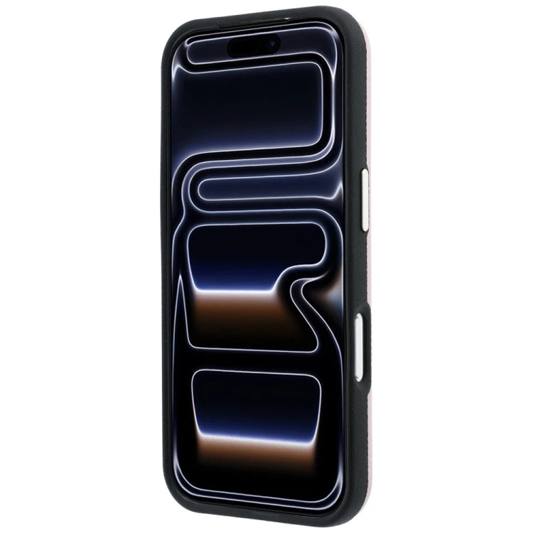 Etui Guess Grained & Big Resin Logo do Apple iPhone 18 Pro Max / 17 Pro Max różowy