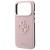 Etui Guess Grained & Big Resin Logo do Apple iPhone 18 Pro Max / 17 Pro Max różowy