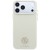 Etui Guess Grained Round Strass Logo MagSafe do Apple iPhone 18 Pro Max / 17 Pro Max beżowy