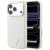 Etui Guess Grained Triangle Logo MagSafe do Apple iPhone 18 Pro Max / 17 Pro Max beżowy