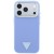 Etui Guess Grained Triangle Logo MagSafe do Apple iPhone 18 Pro Max / 17 Pro Max niebieski