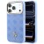 Etui Guess Peony 4G Small Logo MagSafe do Apple iPhone 18 Pro Max / 17 Pro Max jasnoniebieski