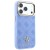 Etui Guess Peony 4G Small Logo MagSafe do Apple iPhone 18 Pro Max / 17 Pro Max jasnoniebieski