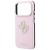 Etui Guess Smooth & Big Strass Logo do Apple iPhone 18 Pro Max / 17 Pro Max różowy