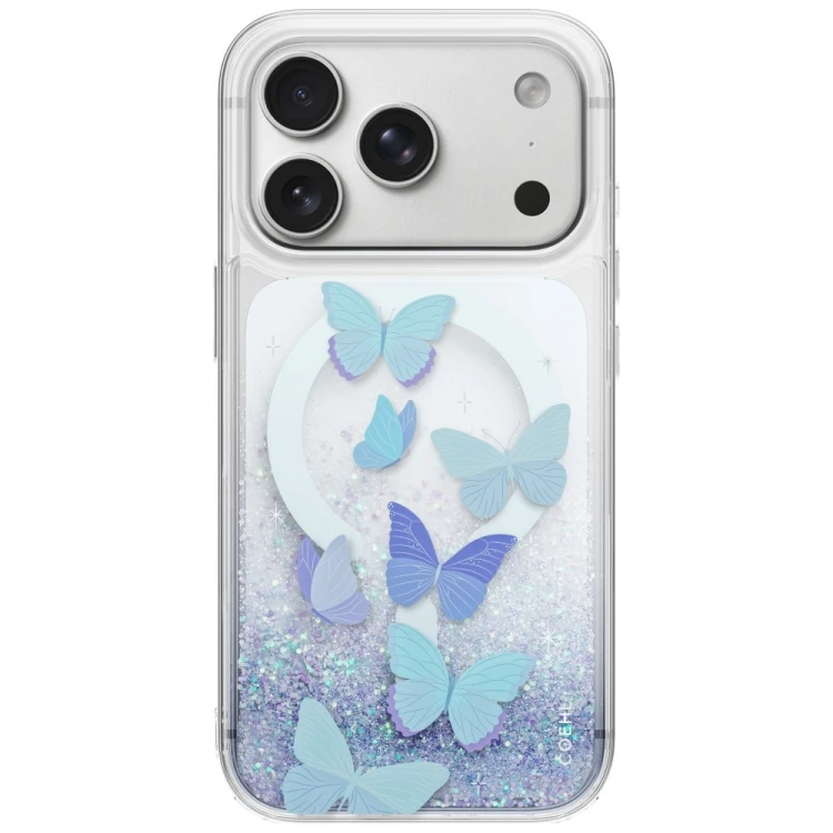 Etui UNIQ Coehl Aria do Apple iPhone 18 Pro / 17 Pro Magnetic Charging niebieski