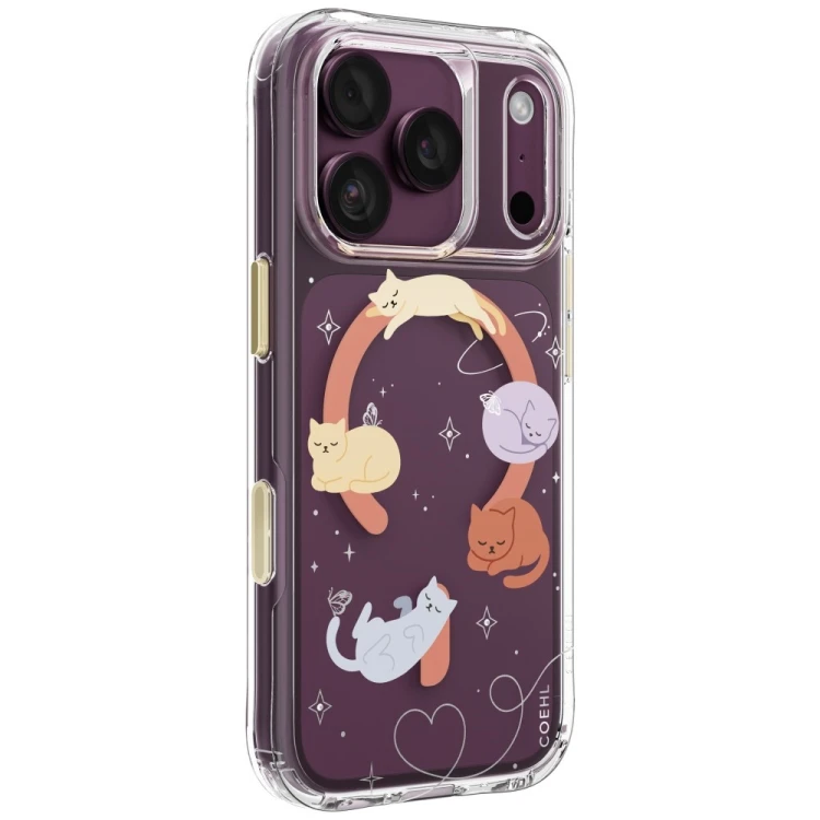 Etui UNIQ Coehl Elysie do Apple iPhone 18 Pro / 17 Pro Magnetic Charging whiskered dreams