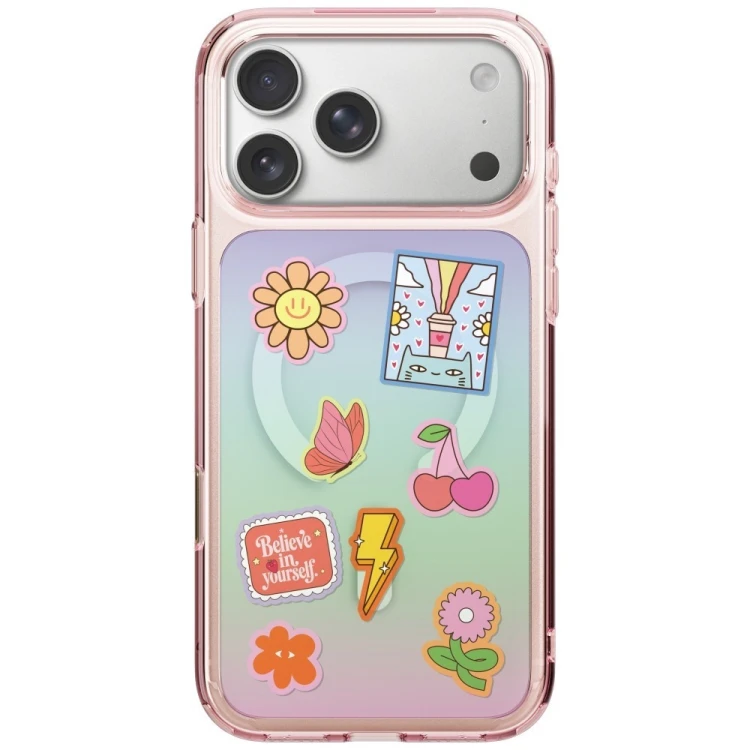 Etui UNIQ Coehl Estelle do Apple iPhone 18 Pro / 17 Pro Magnetic Charging różowy