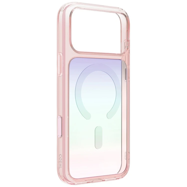Etui UNIQ Coehl Estelle do Apple iPhone 18 Pro / 17 Pro Magnetic Charging różowy