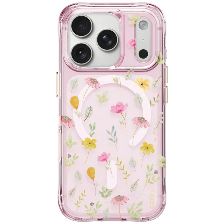 Etui UNIQ Coehl Evie do Apple iPhone 18 Pro / 17 Pro Magnetic Charging różowy