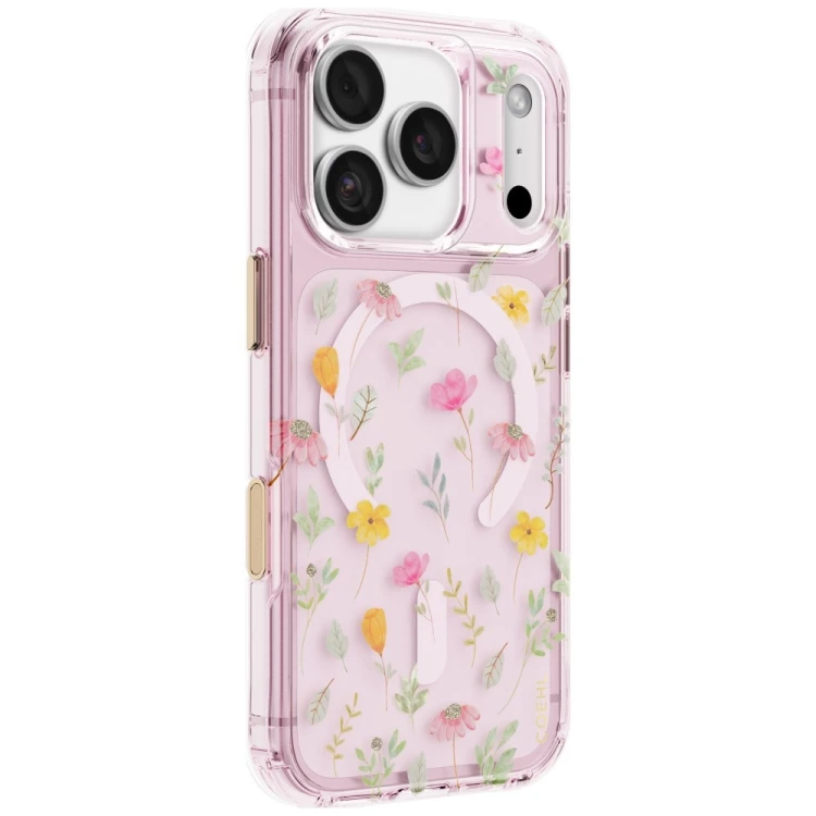 Etui UNIQ Coehl Evie do Apple iPhone 18 Pro / 17 Pro Magnetic Charging różowy