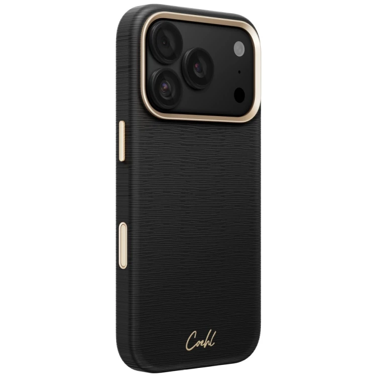 Etui UNIQ Coehl Mirelle do Apple iPhone 18 Pro / 17 Pro Magnetic Charging czarny