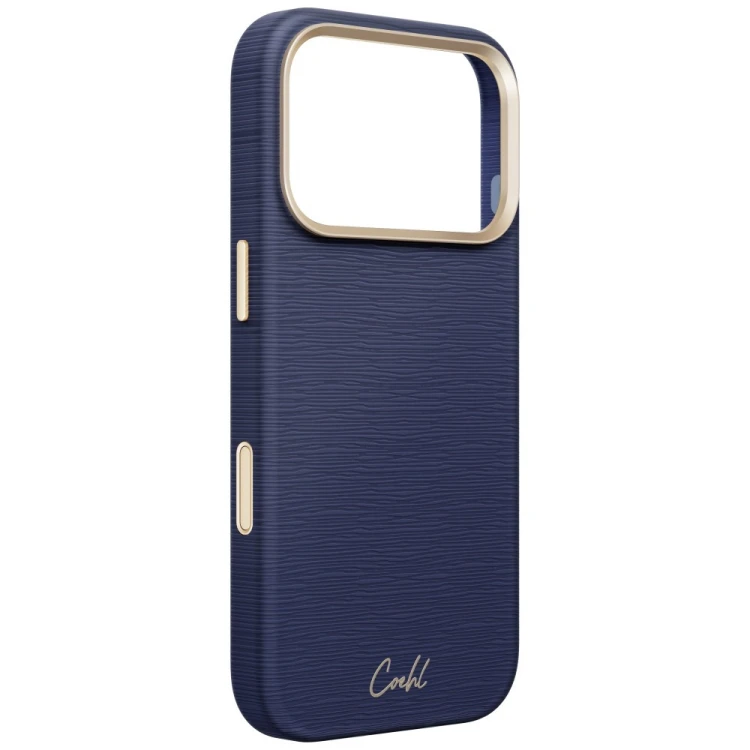 Etui UNIQ Coehl Mirelle do Apple iPhone 18 Pro / 17 Pro Magnetic Charging niebieski