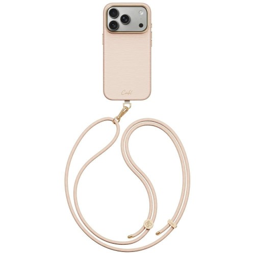 Etui UNIQ Coehl Mirelle do Apple iPhone 18 Pro / 17 Pro Magnetic Charging różowy