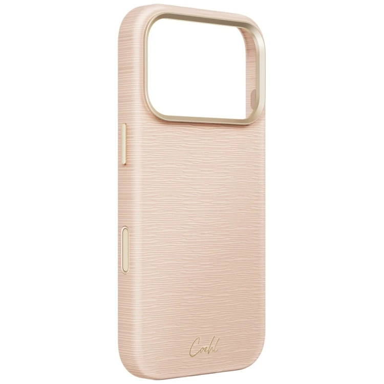 Etui UNIQ Coehl Mirelle do Apple iPhone 18 Pro / 17 Pro Magnetic Charging różowy