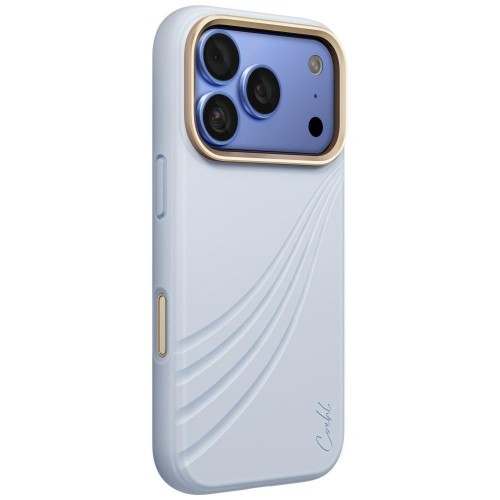 Etui UNIQ Coehl Serina do Apple iPhone 18 Pro / 17 Pro Magnetic Charging niebieski