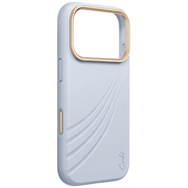 Etui UNIQ Coehl Serina do Apple iPhone 18 Pro / 17 Pro Magnetic Charging niebieski