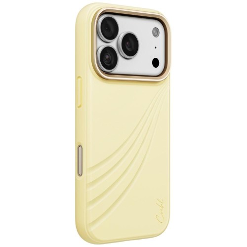 Etui UNIQ Coehl Serina do Apple iPhone 18 Pro / 17 Pro Magnetic Charging żółty