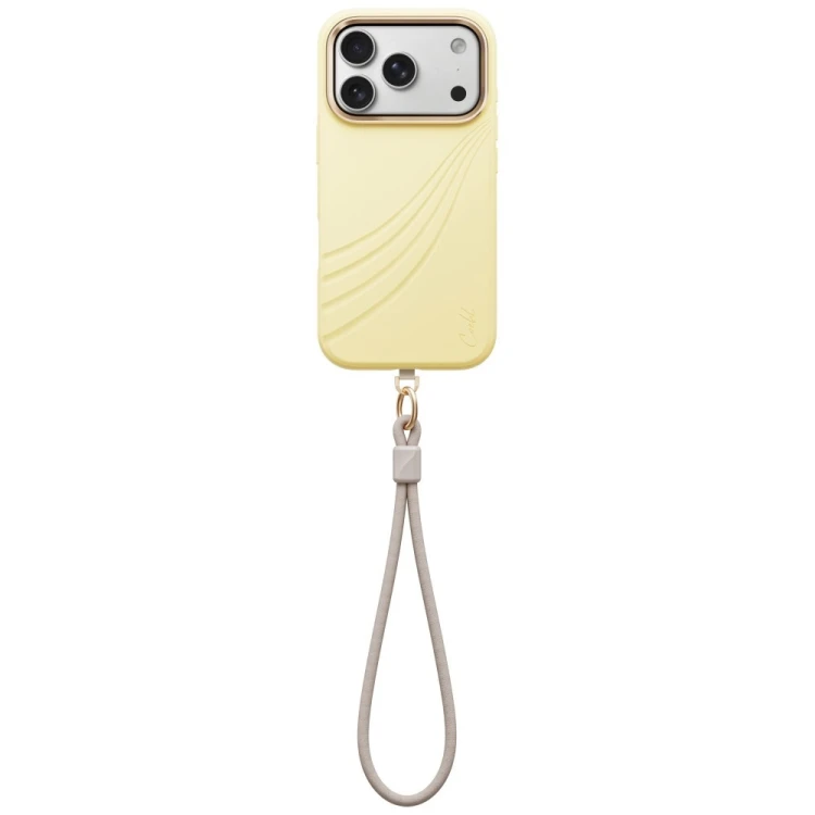 Etui UNIQ Coehl Serina do Apple iPhone 18 Pro / 17 Pro Magnetic Charging żółty