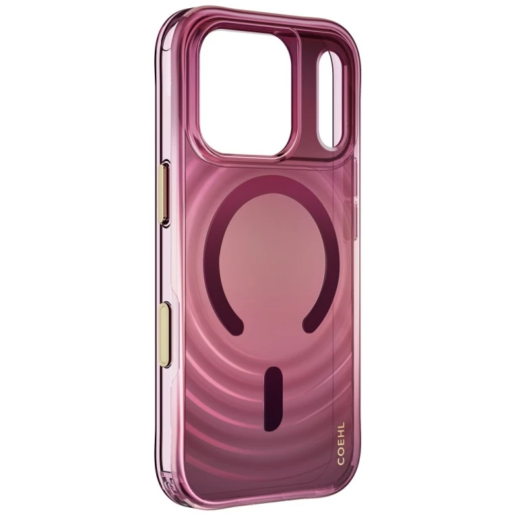 Etui UNIQ Coehl Vela do Apple iPhone 18 Pro / 17 Pro Magnetic Charging bordowy