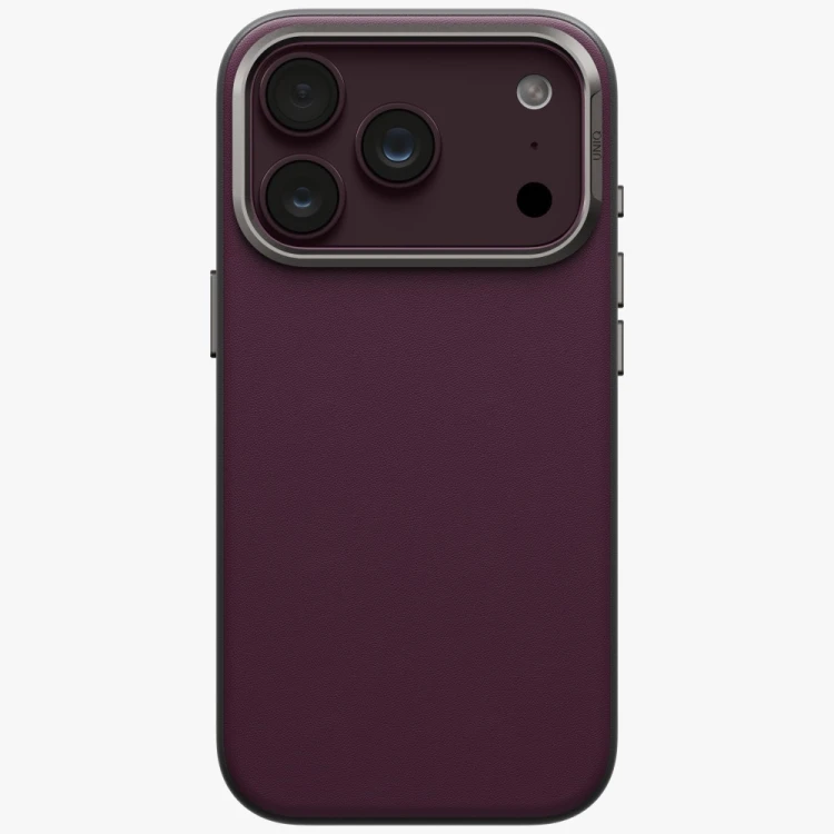 Etui UNIQ Lyden DS do Apple iPhone 18 Pro / 17 Pro Magclick Charging bordowy