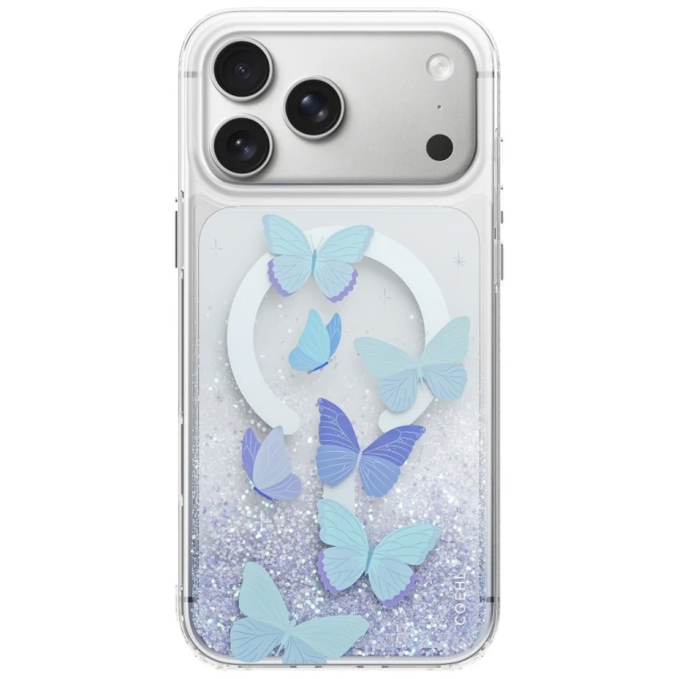 Etui UNIQ Coehl Aria do Apple iPhone 18 Pro Max / 17 Pro Max Magnetic Charging niebieski