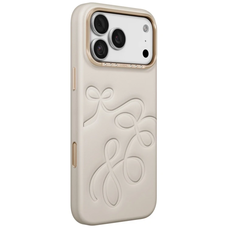 Etui UNIQ Coehl Cloude do Apple iPhone 18 Pro Max / 17 Pro Max Magnetic Charging beżowy