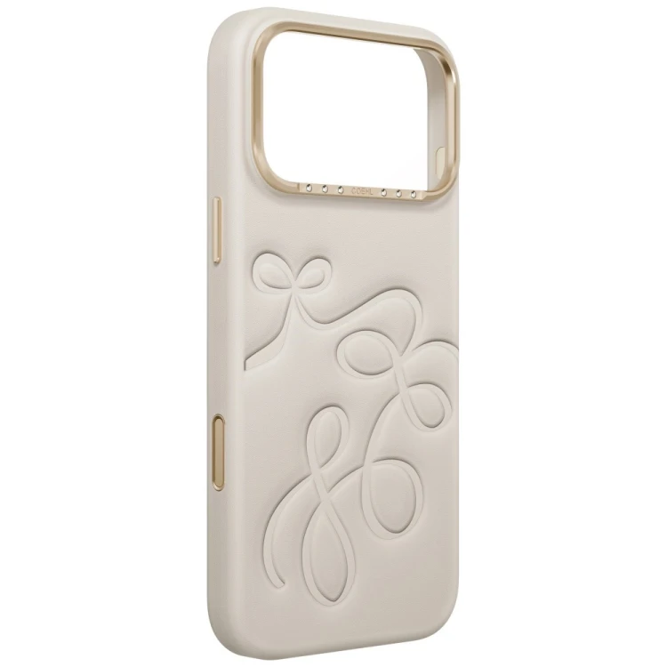 Etui UNIQ Coehl Cloude do Apple iPhone 18 Pro Max / 17 Pro Max Magnetic Charging beżowy