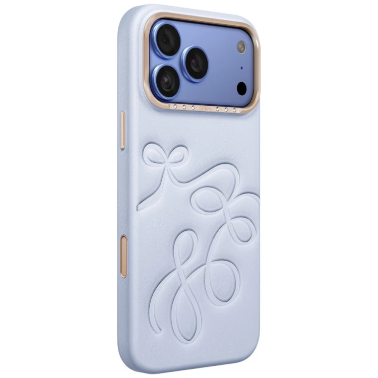 Etui UNIQ Coehl Cloude do Apple iPhone 18 Pro Max / 17 Pro Max Magnetic Charging niebieski