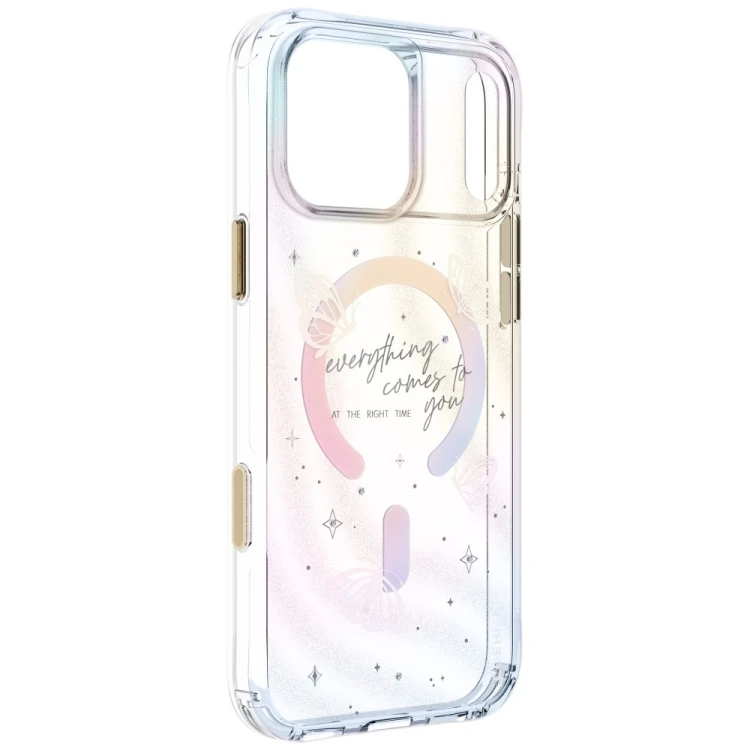 Etui UNIQ Coehl Ellie do Apple iPhone 18 Pro Max / 17 Pro Max Magnetic Charging prism bloom