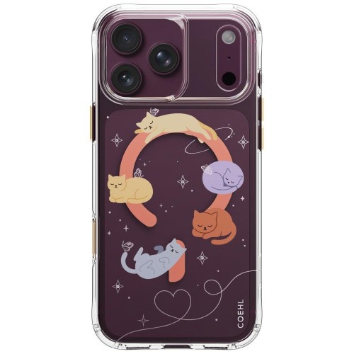 Etui UNIQ Coehl Elysie do Apple iPhone 18 Pro Max / 17 Pro Max Magnetic Charging whiskered dreams