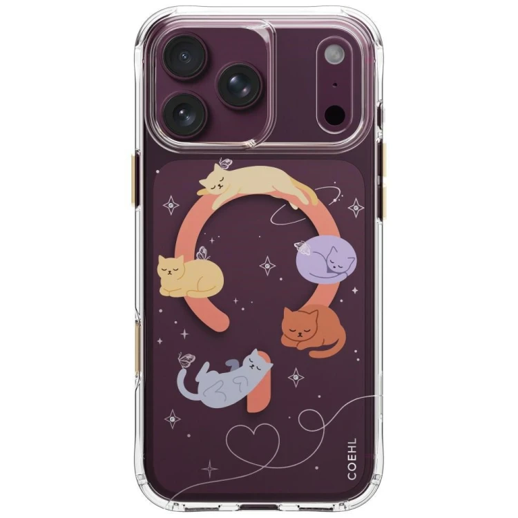 Etui UNIQ Coehl Elysie do Apple iPhone 18 Pro Max / 17 Pro Max Magnetic Charging whiskered dreams