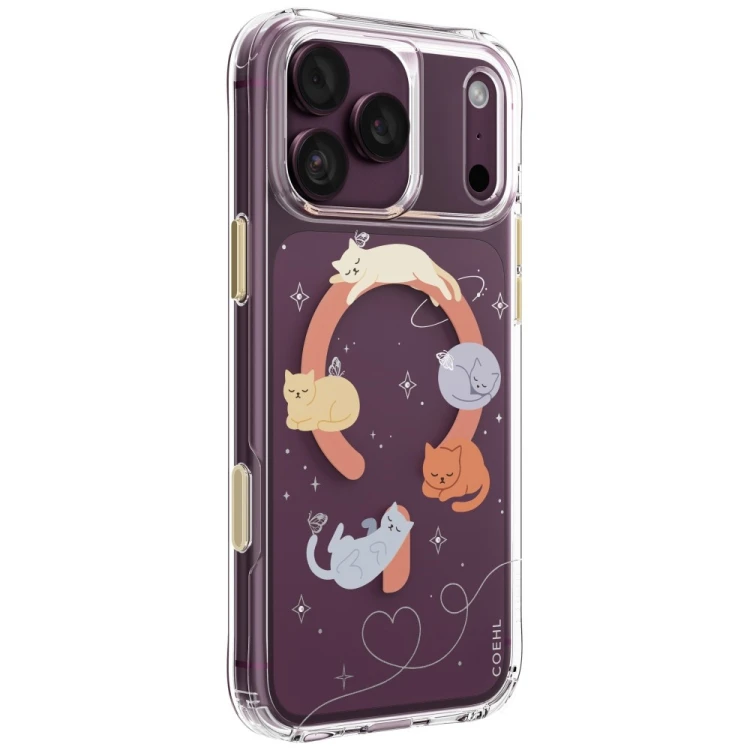 Etui UNIQ Coehl Elysie do Apple iPhone 18 Pro Max / 17 Pro Max Magnetic Charging whiskered dreams