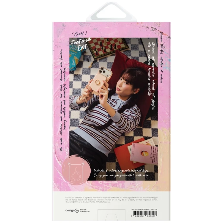 Etui UNIQ Coehl Elysie do Apple iPhone 18 Pro Max / 17 Pro Max Magnetic Charging whiskered dreams