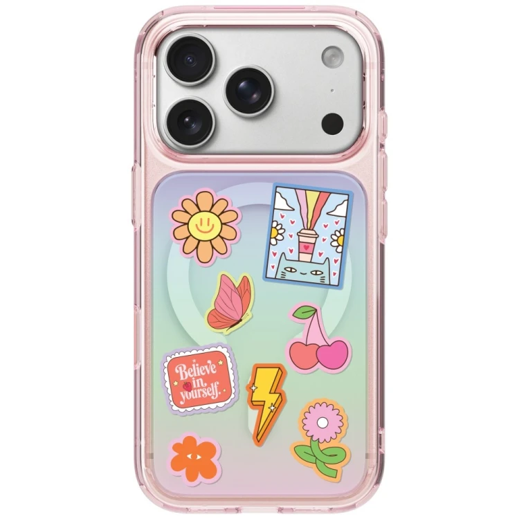 Etui UNIQ Coehl Estelle do Apple iPhone 18 Pro Max / 17 Pro Max Magnetic Charging różowy