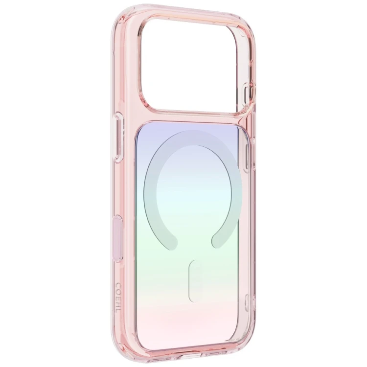 Etui UNIQ Coehl Estelle do Apple iPhone 18 Pro Max / 17 Pro Max Magnetic Charging różowy