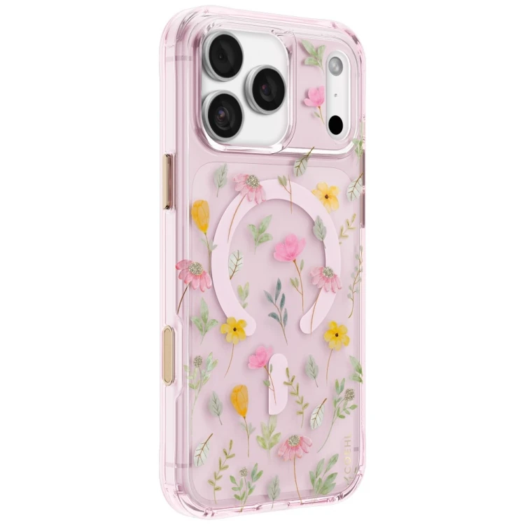 Etui UNIQ Coehl Evie do Apple iPhone 18 Pro Max / 17 Pro Max Magnetic Charging różowy